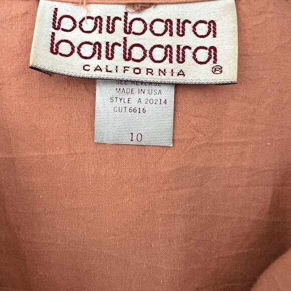Vintage Barbara Barbara California Western Dress Size 10 - Picture 7 of 9